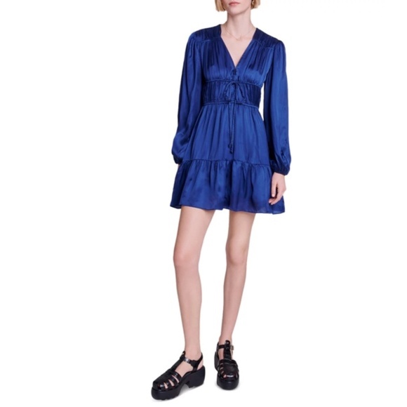 Rapsody Long Sleeve Mini Dress - Picture 1 of 7